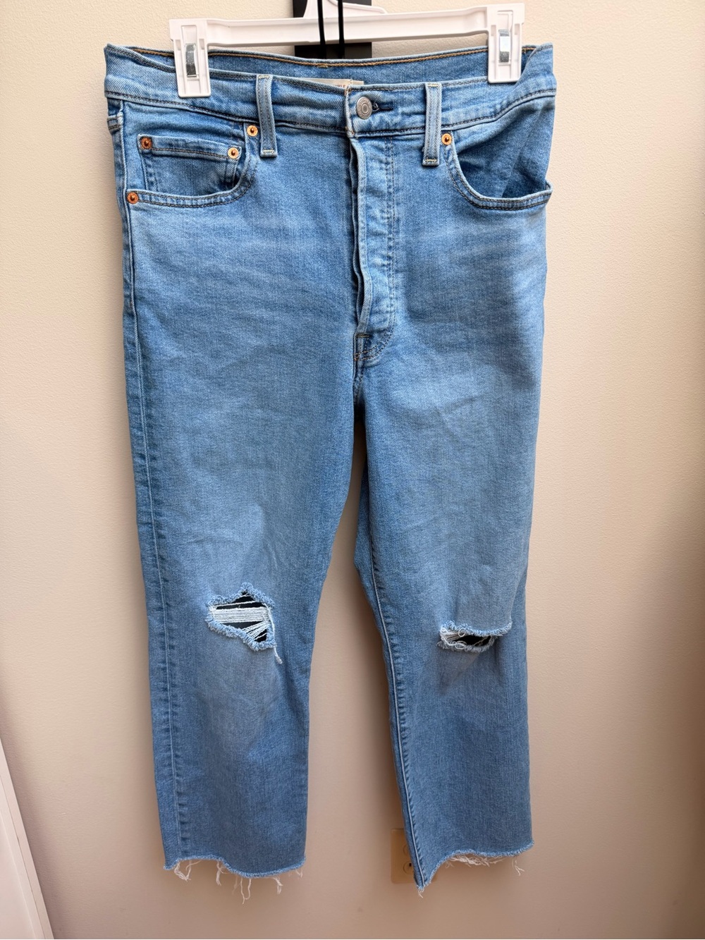 Levi’s Ribcage Straight Ankle Denim Jeans size 30